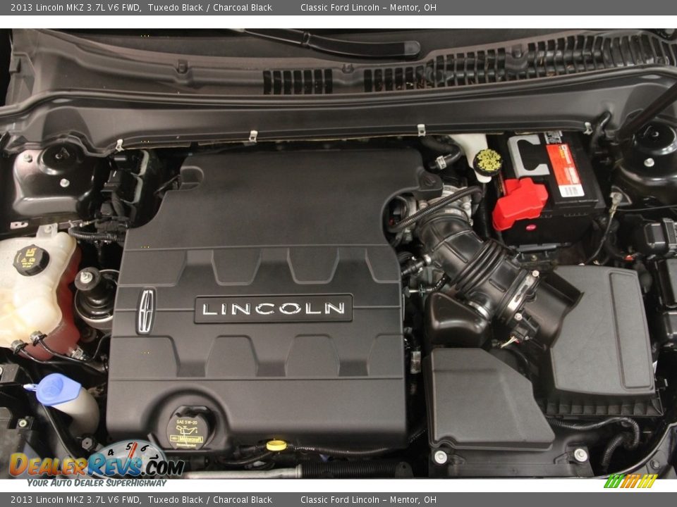 2013 Lincoln MKZ 3.7L V6 FWD Tuxedo Black / Charcoal Black Photo #17