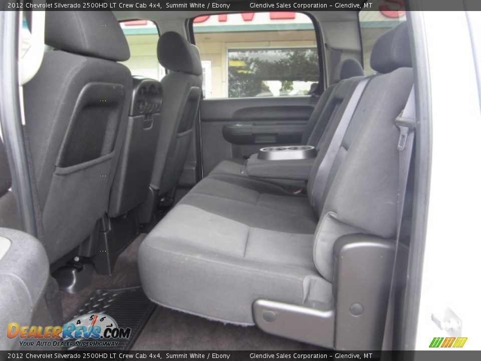 2012 Chevrolet Silverado 2500HD LT Crew Cab 4x4 Summit White / Ebony Photo #14