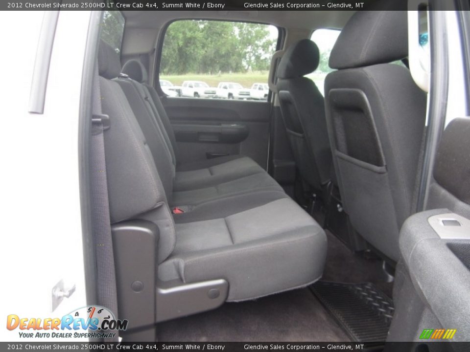 2012 Chevrolet Silverado 2500HD LT Crew Cab 4x4 Summit White / Ebony Photo #17