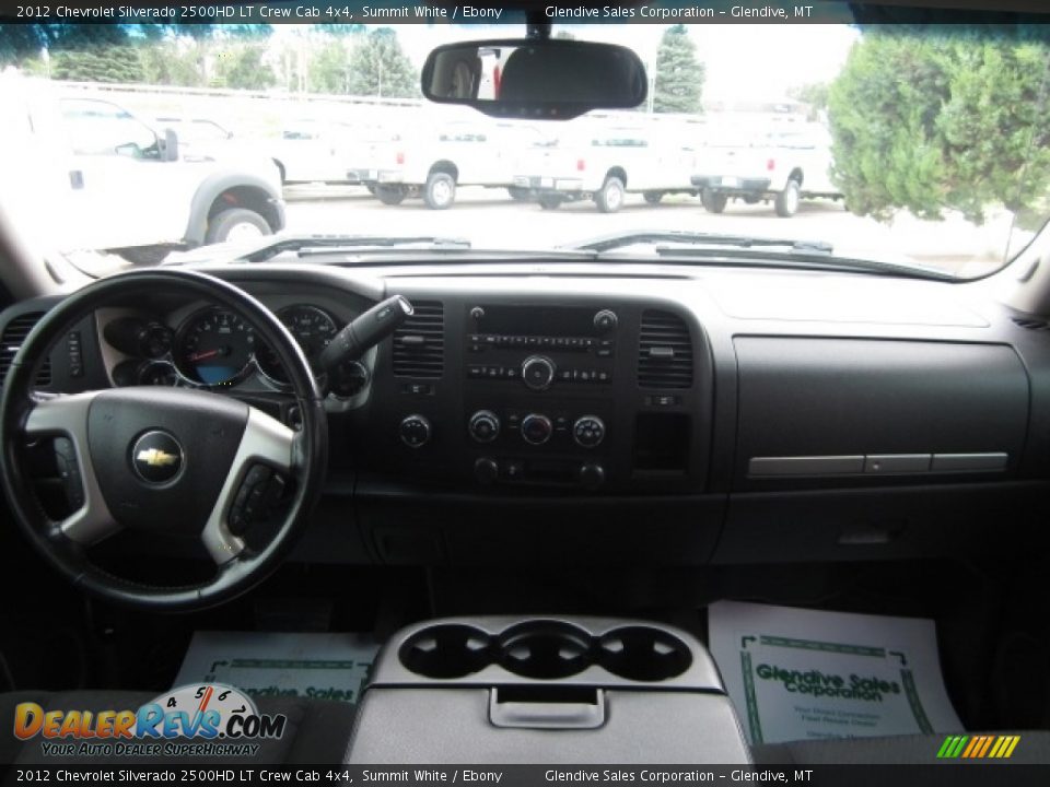 2012 Chevrolet Silverado 2500HD LT Crew Cab 4x4 Summit White / Ebony Photo #21