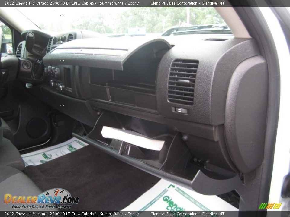2012 Chevrolet Silverado 2500HD LT Crew Cab 4x4 Summit White / Ebony Photo #25