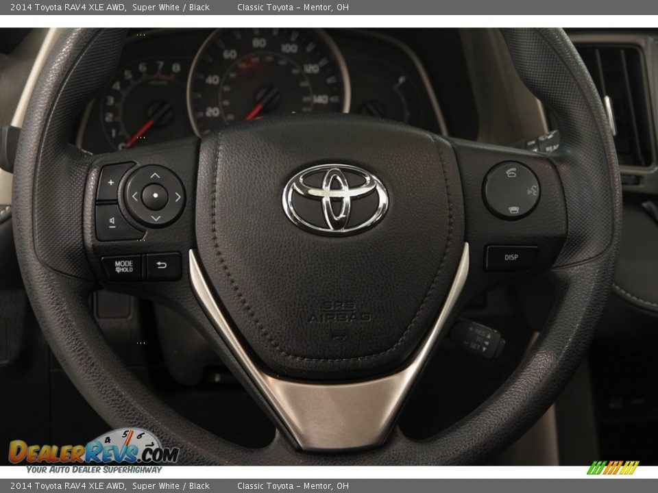 2014 Toyota RAV4 XLE AWD Steering Wheel Photo #6