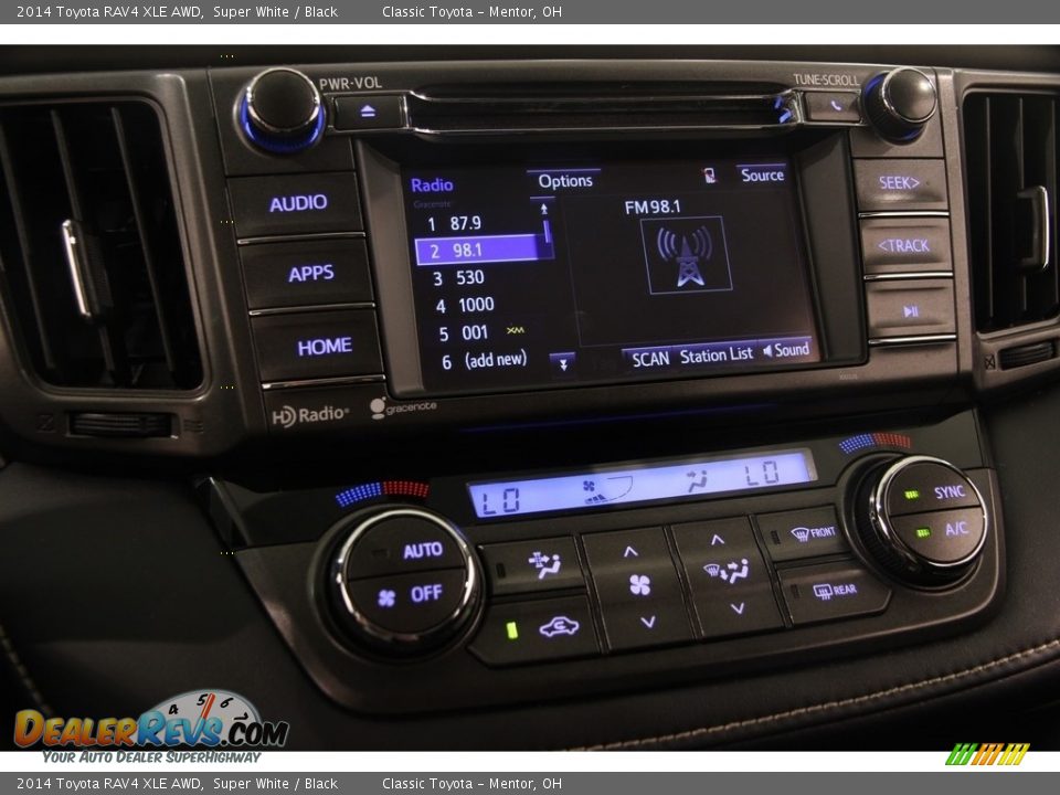 Controls of 2014 Toyota RAV4 XLE AWD Photo #8