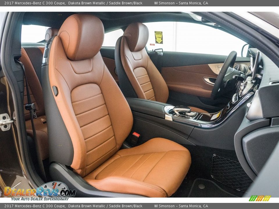 Saddle Brown/Black Interior - 2017 Mercedes-Benz C 300 Coupe Photo #2