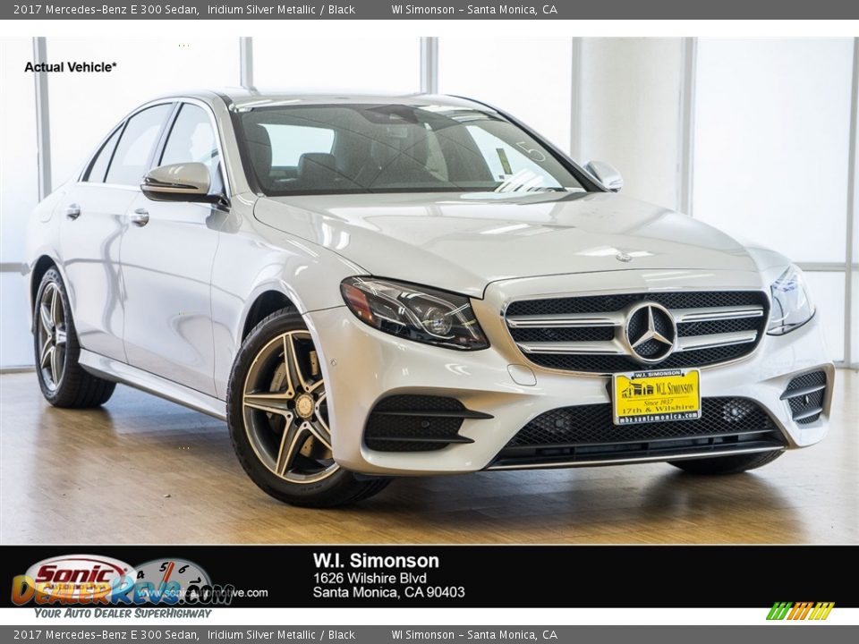 2017 Mercedes-Benz E 300 Sedan Iridium Silver Metallic / Black Photo #1