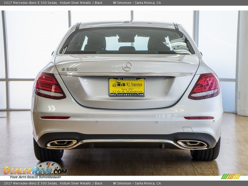 2017 Mercedes-Benz E 300 Sedan Iridium Silver Metallic / Black Photo #4