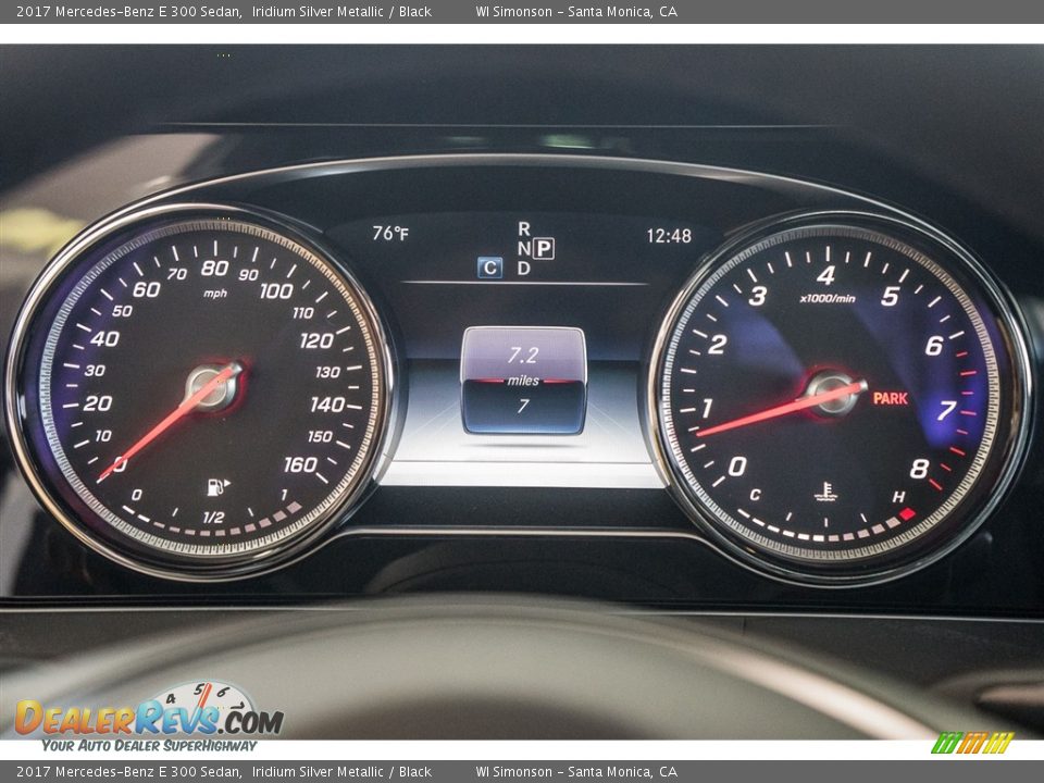 2017 Mercedes-Benz E 300 Sedan Iridium Silver Metallic / Black Photo #6