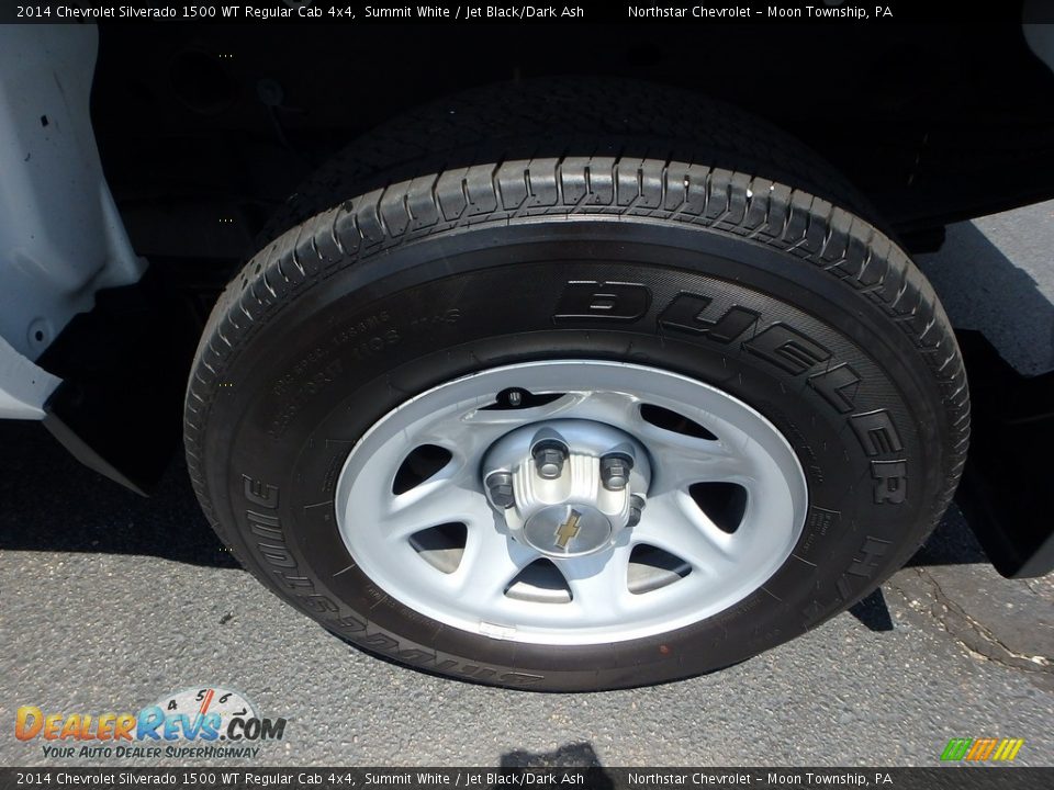 2014 Chevrolet Silverado 1500 WT Regular Cab 4x4 Summit White / Jet Black/Dark Ash Photo #5