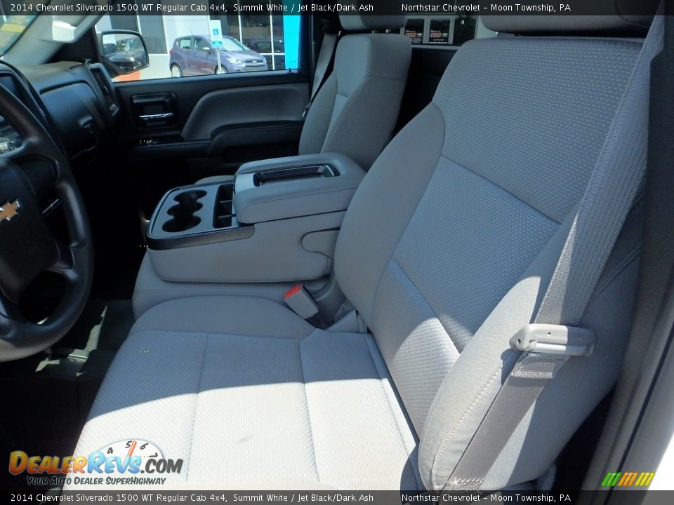 2014 Chevrolet Silverado 1500 WT Regular Cab 4x4 Summit White / Jet Black/Dark Ash Photo #24