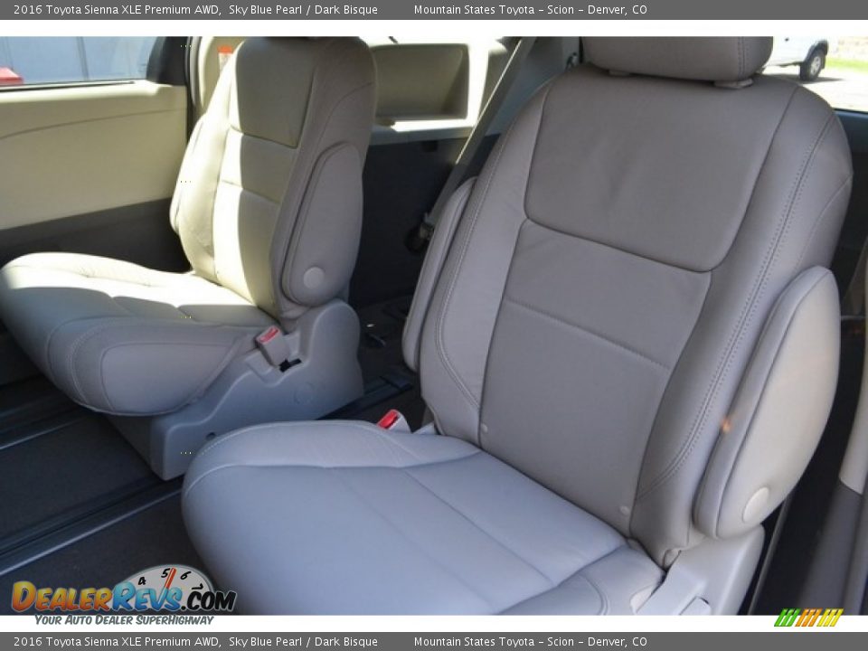 2016 Toyota Sienna XLE Premium AWD Sky Blue Pearl / Dark Bisque Photo #7