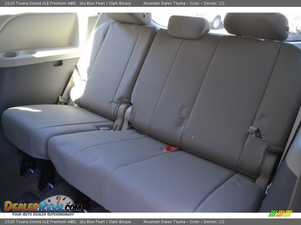 2016 Toyota Sienna XLE Premium AWD Sky Blue Pearl / Dark Bisque Photo #8