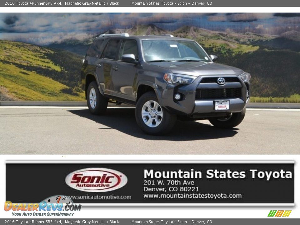 2016 Toyota 4Runner SR5 4x4 Magnetic Gray Metallic / Black Photo #1
