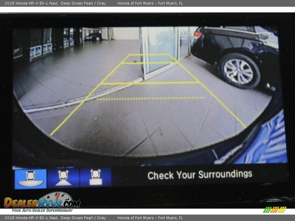 2016 Honda HR-V EX-L Navi Deep Ocean Pearl / Gray Photo #18