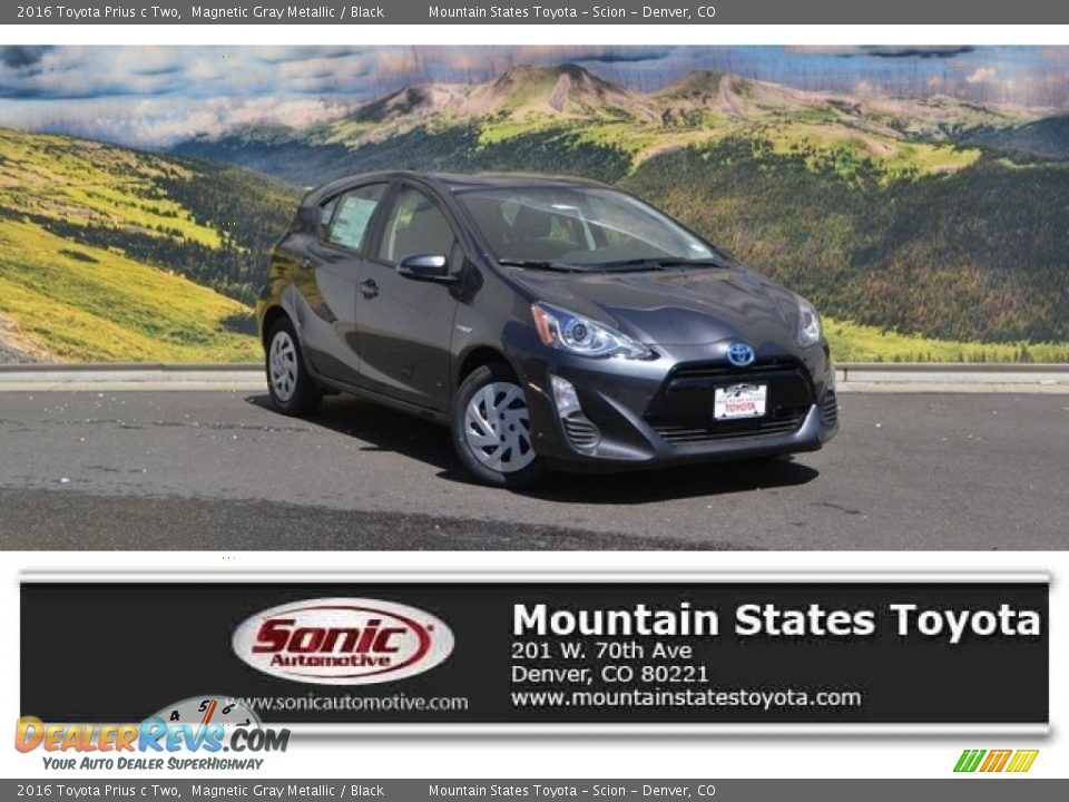 2016 Toyota Prius c Two Magnetic Gray Metallic / Black Photo #1