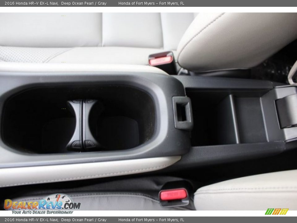 2016 Honda HR-V EX-L Navi Deep Ocean Pearl / Gray Photo #23