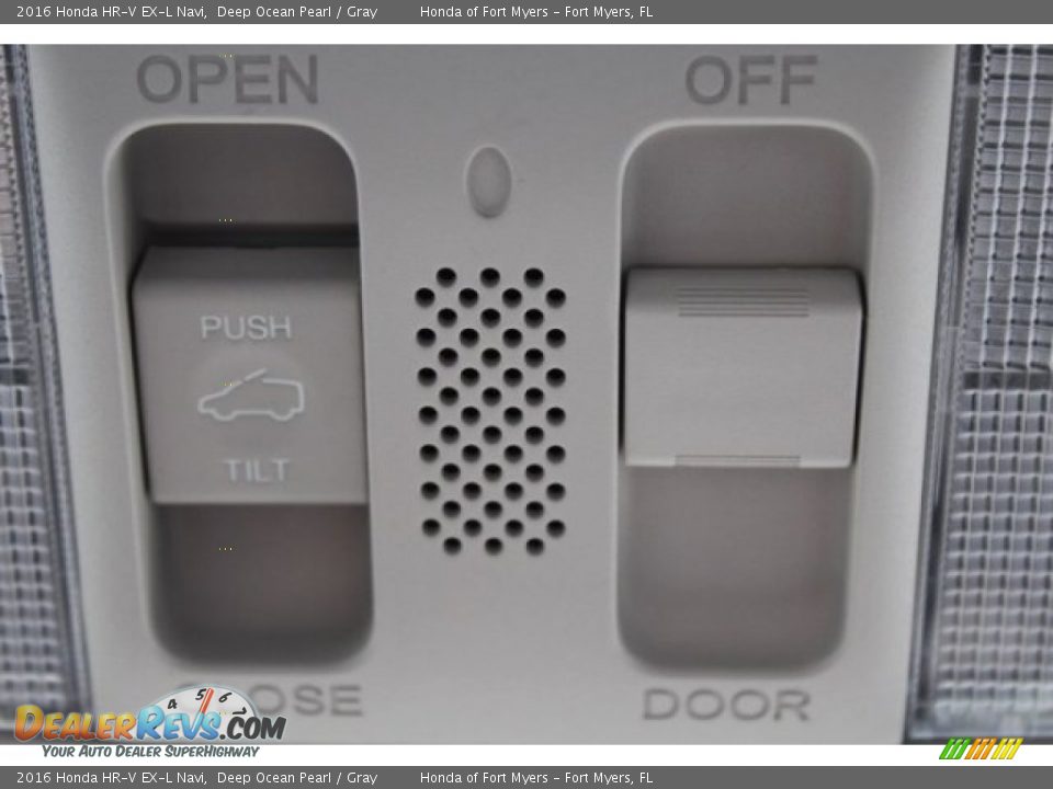 2016 Honda HR-V EX-L Navi Deep Ocean Pearl / Gray Photo #25