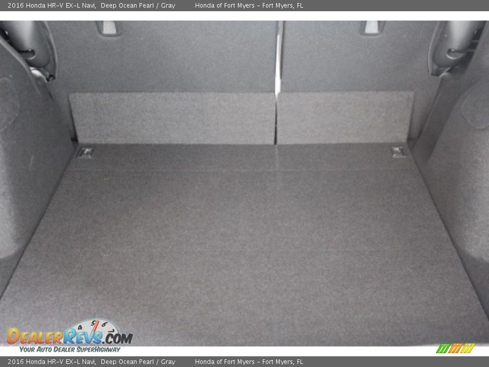 2016 Honda HR-V EX-L Navi Deep Ocean Pearl / Gray Photo #29