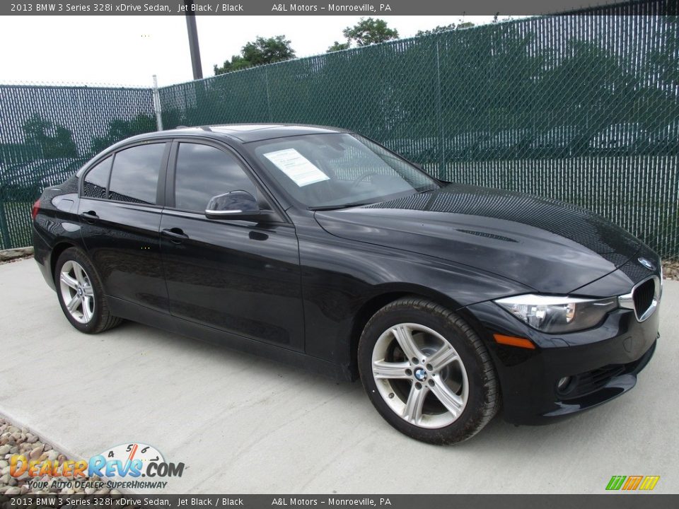 2013 BMW 3 Series 328i xDrive Sedan Jet Black / Black Photo #1