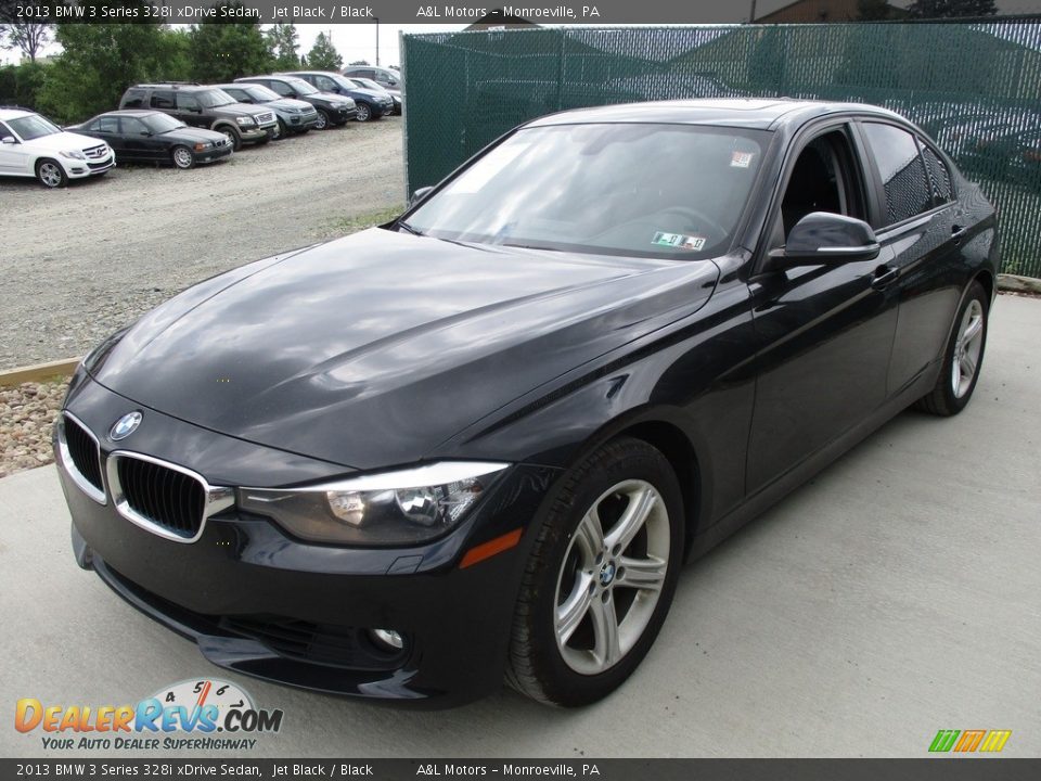 2013 BMW 3 Series 328i xDrive Sedan Jet Black / Black Photo #7