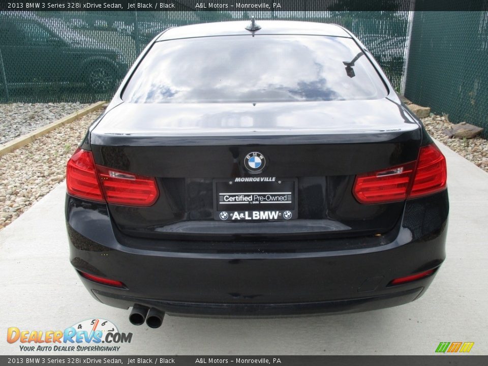 2013 BMW 3 Series 328i xDrive Sedan Jet Black / Black Photo #9