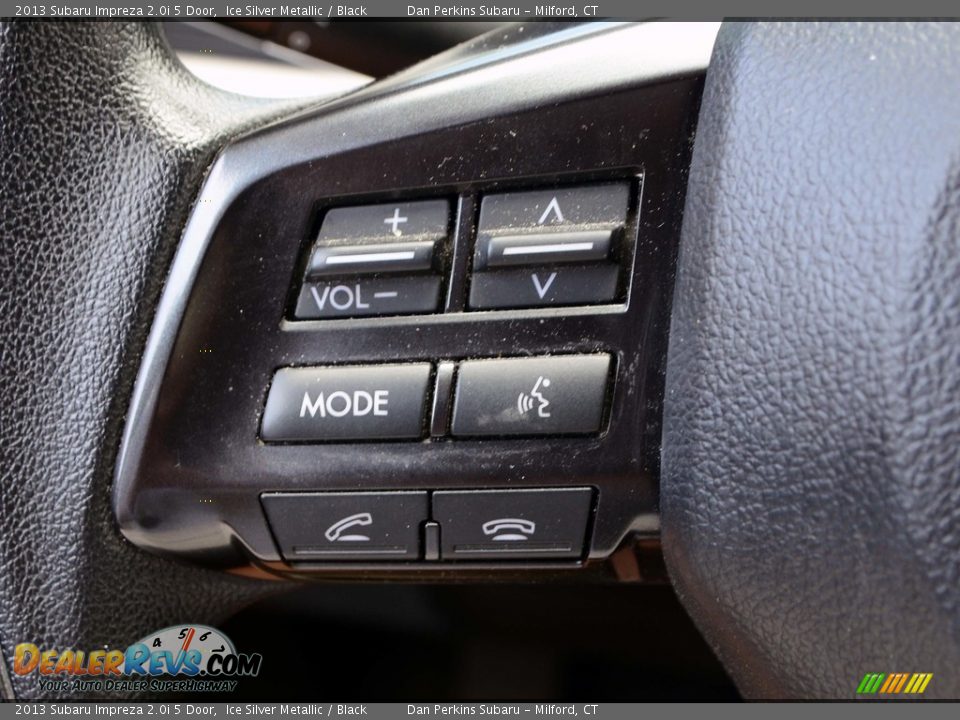 2013 Subaru Impreza 2.0i 5 Door Ice Silver Metallic / Black Photo #14