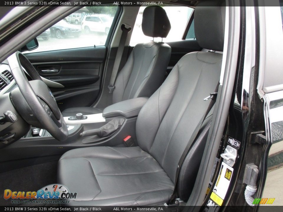 2013 BMW 3 Series 328i xDrive Sedan Jet Black / Black Photo #13