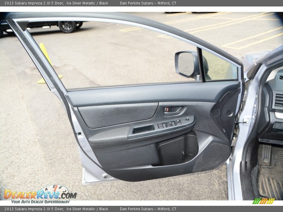 2013 Subaru Impreza 2.0i 5 Door Ice Silver Metallic / Black Photo #18