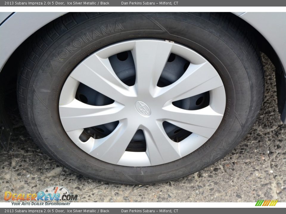 2013 Subaru Impreza 2.0i 5 Door Ice Silver Metallic / Black Photo #22