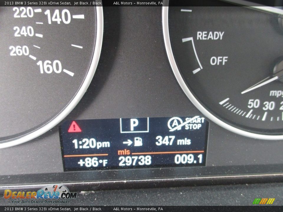 2013 BMW 3 Series 328i xDrive Sedan Jet Black / Black Photo #20
