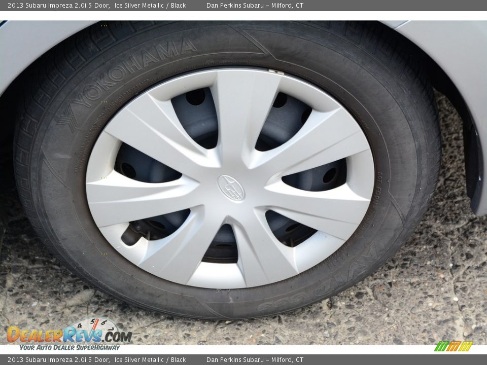 2013 Subaru Impreza 2.0i 5 Door Ice Silver Metallic / Black Photo #23
