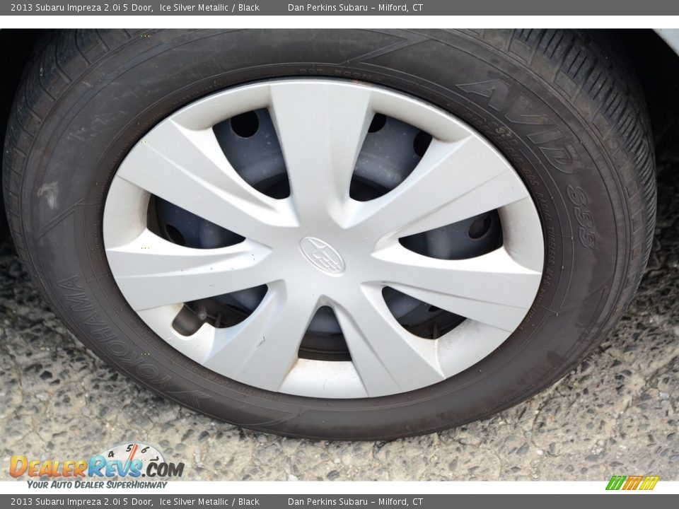 2013 Subaru Impreza 2.0i 5 Door Ice Silver Metallic / Black Photo #25