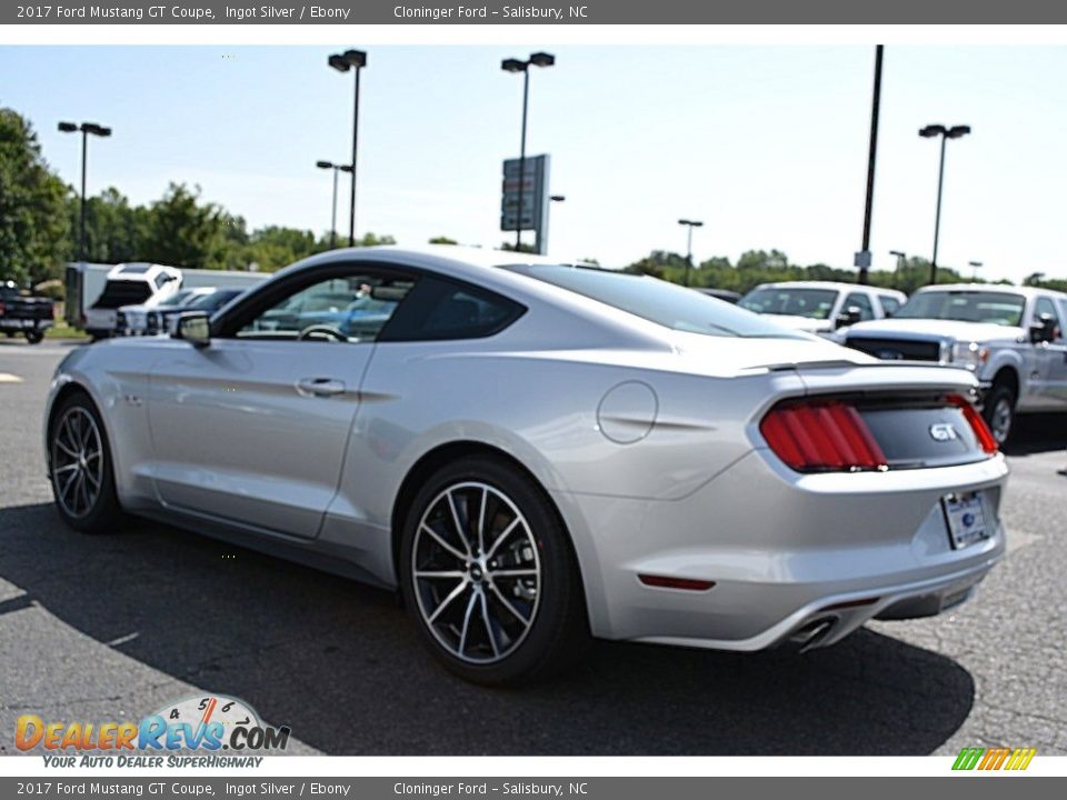2017 Ford Mustang GT Coupe Ingot Silver / Ebony Photo #18