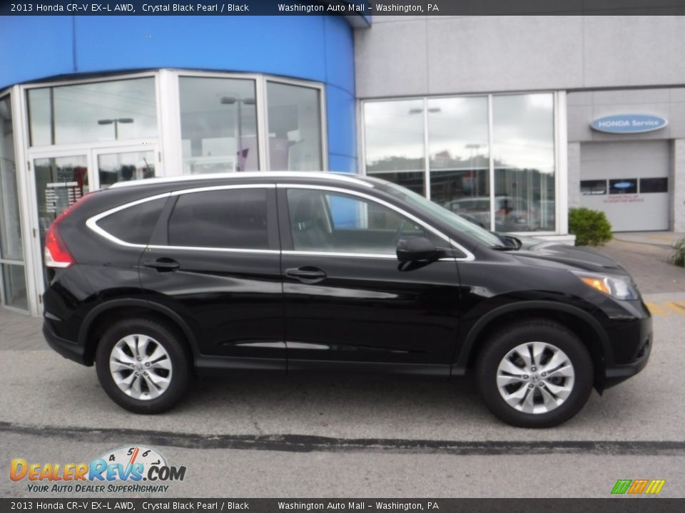 2013 Honda CR-V EX-L AWD Crystal Black Pearl / Black Photo #2