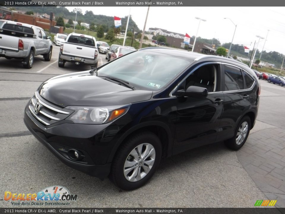 2013 Honda CR-V EX-L AWD Crystal Black Pearl / Black Photo #6