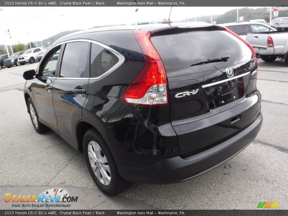 2013 Honda CR-V EX-L AWD Crystal Black Pearl / Black Photo #8