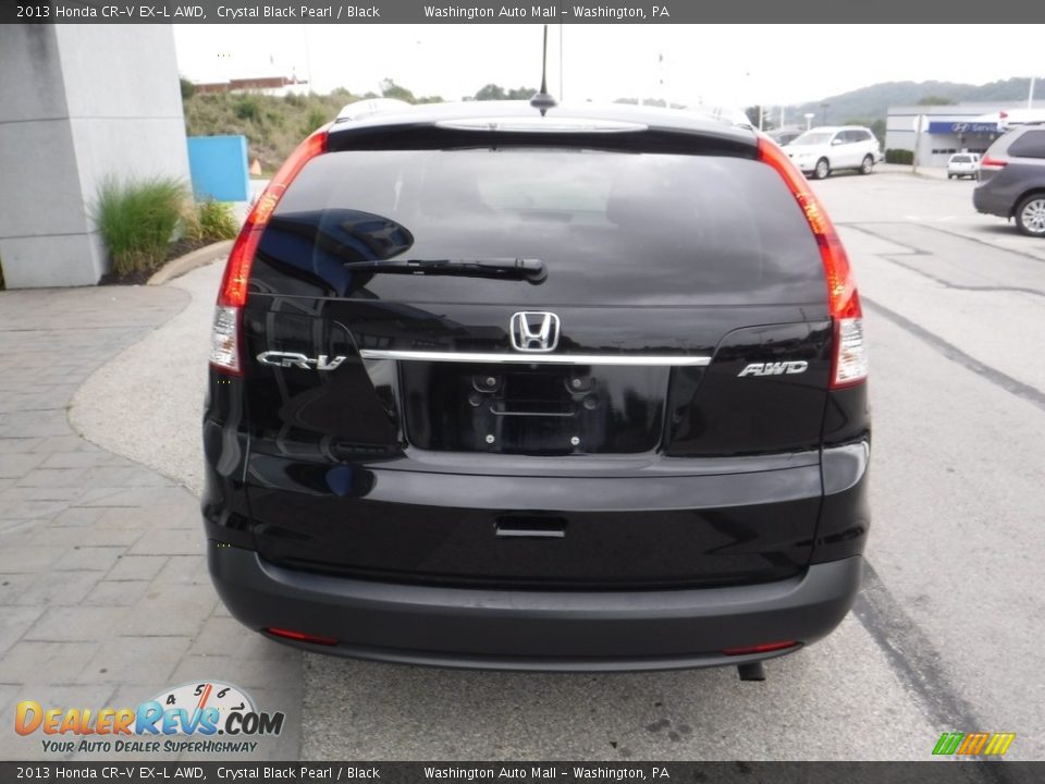 2013 Honda CR-V EX-L AWD Crystal Black Pearl / Black Photo #9