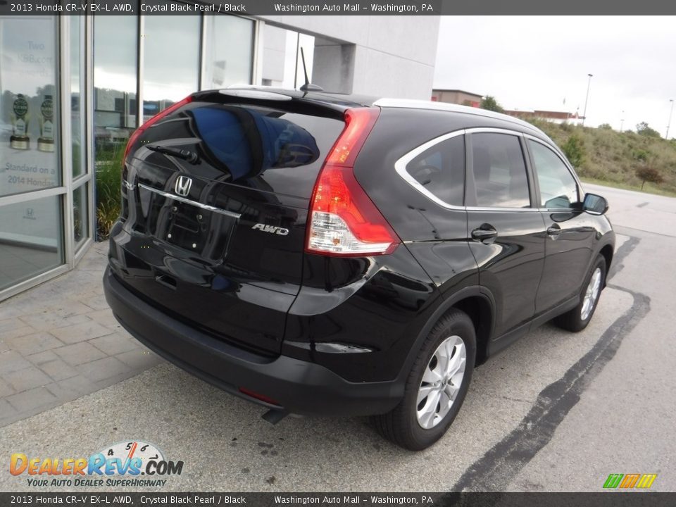 2013 Honda CR-V EX-L AWD Crystal Black Pearl / Black Photo #10