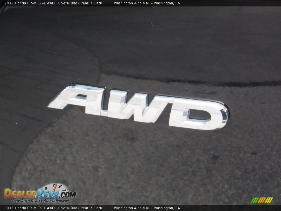 2013 Honda CR-V EX-L AWD Crystal Black Pearl / Black Photo #11
