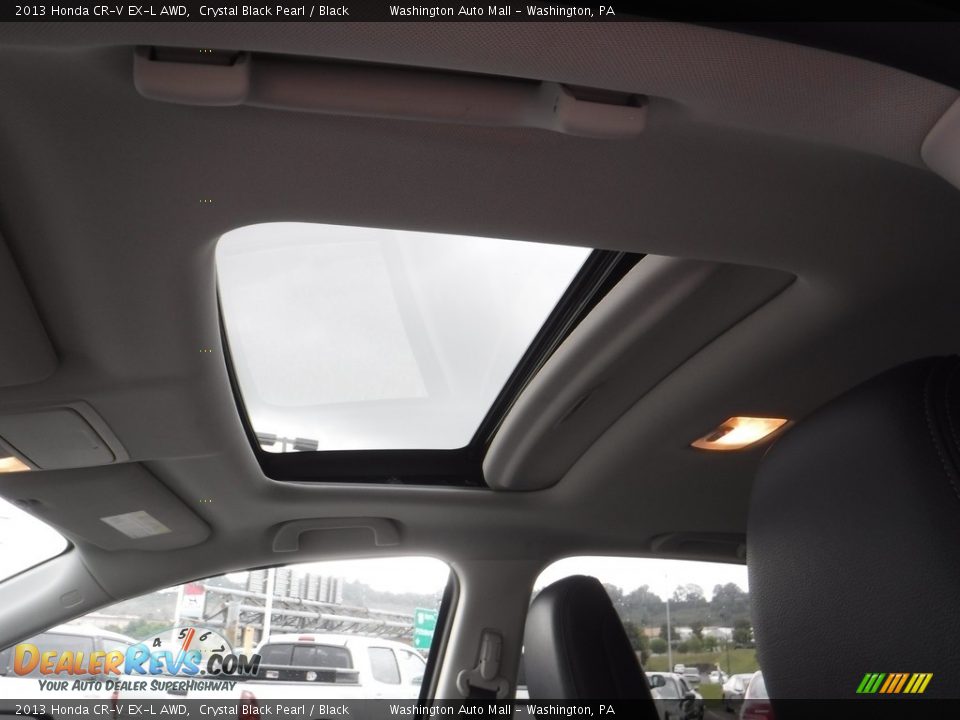2013 Honda CR-V EX-L AWD Crystal Black Pearl / Black Photo #12