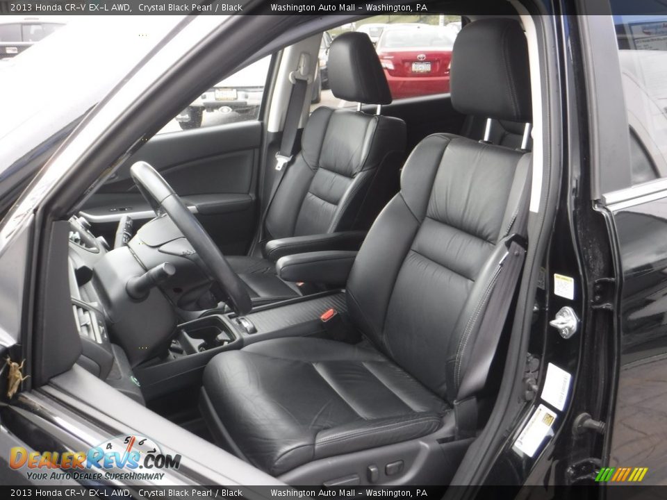 2013 Honda CR-V EX-L AWD Crystal Black Pearl / Black Photo #14