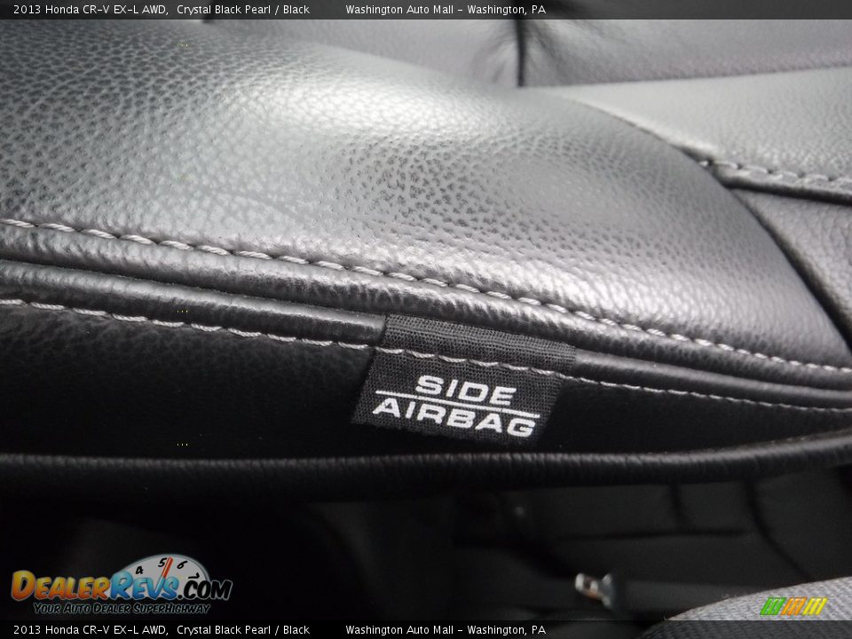 2013 Honda CR-V EX-L AWD Crystal Black Pearl / Black Photo #17