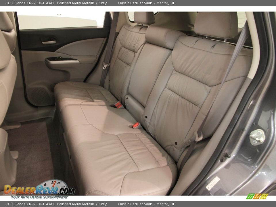2013 Honda CR-V EX-L AWD Polished Metal Metallic / Gray Photo #16