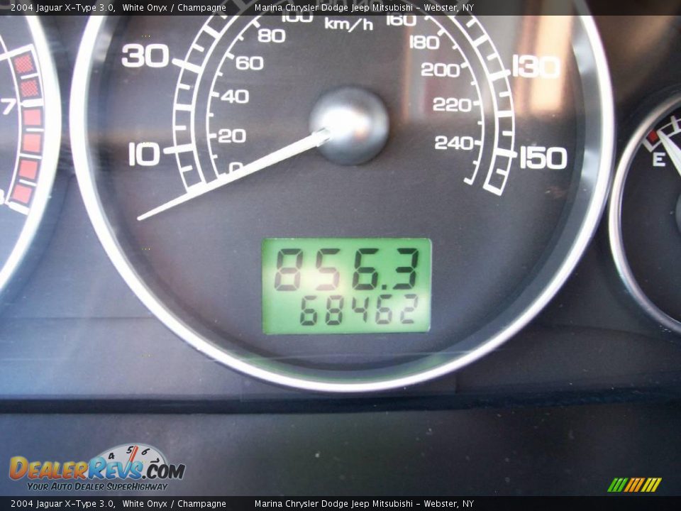 2004 Jaguar X-Type 3.0 White Onyx / Champagne Photo #29