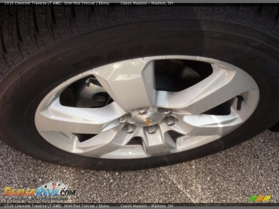 2016 Chevrolet Traverse LT AWD Siren Red Tintcoat / Ebony Photo #6