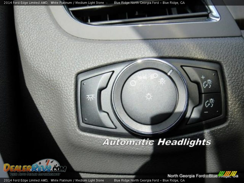 2014 Ford Edge Limited AWD White Platinum / Medium Light Stone Photo #26