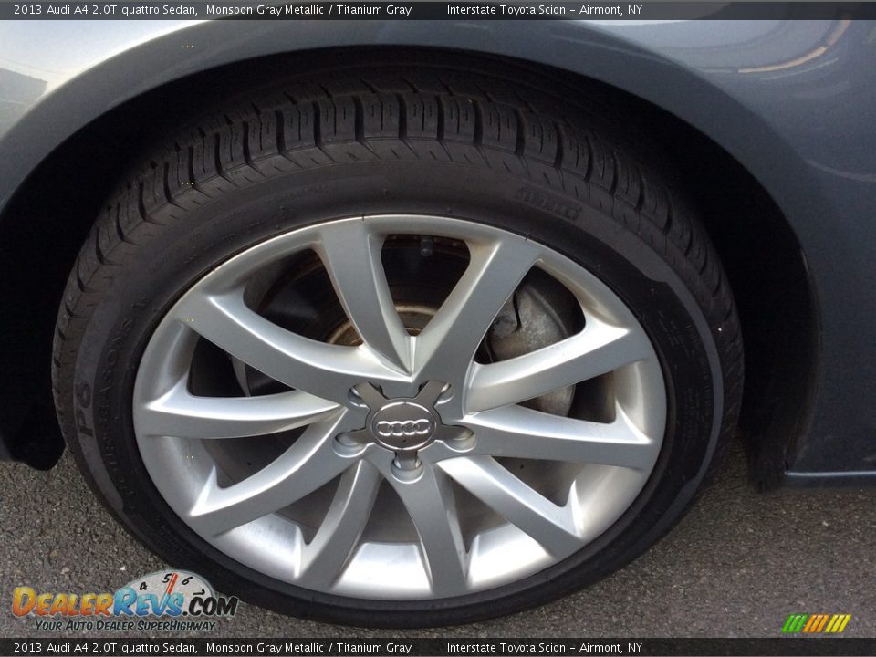 2013 Audi A4 2.0T quattro Sedan Monsoon Gray Metallic / Titanium Gray Photo #22