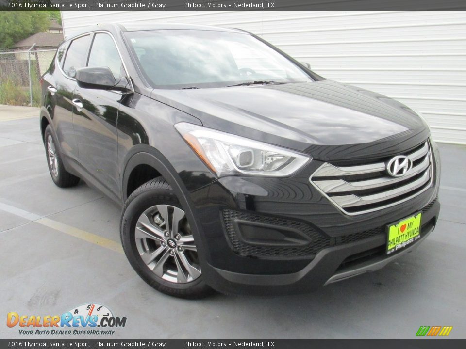 2016 Hyundai Santa Fe Sport Platinum Graphite / Gray Photo #2