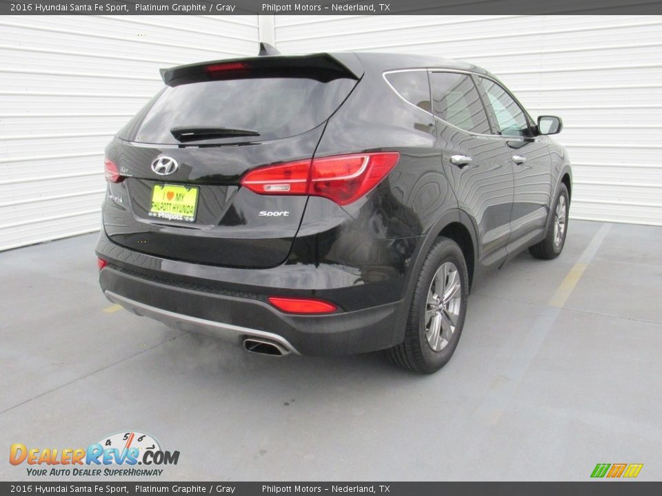 2016 Hyundai Santa Fe Sport Platinum Graphite / Gray Photo #9