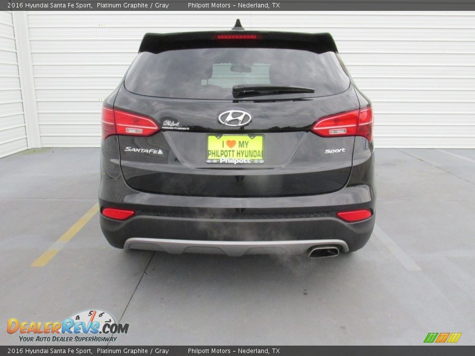 2016 Hyundai Santa Fe Sport Platinum Graphite / Gray Photo #10