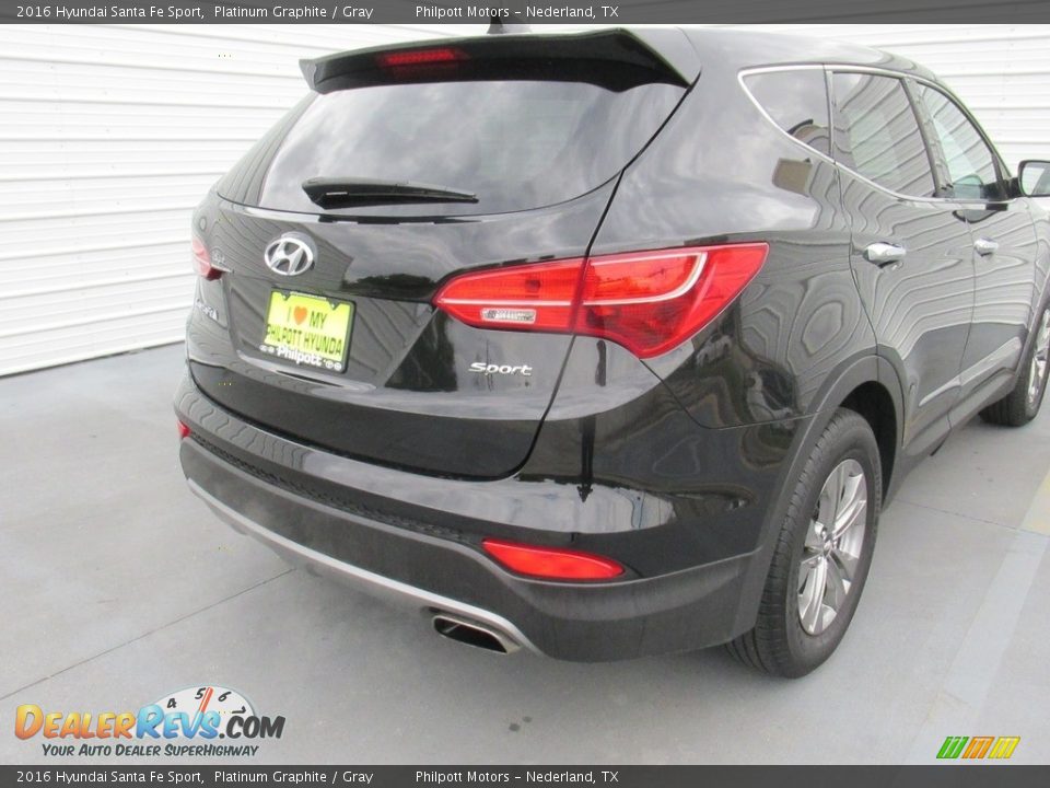 2016 Hyundai Santa Fe Sport Platinum Graphite / Gray Photo #12